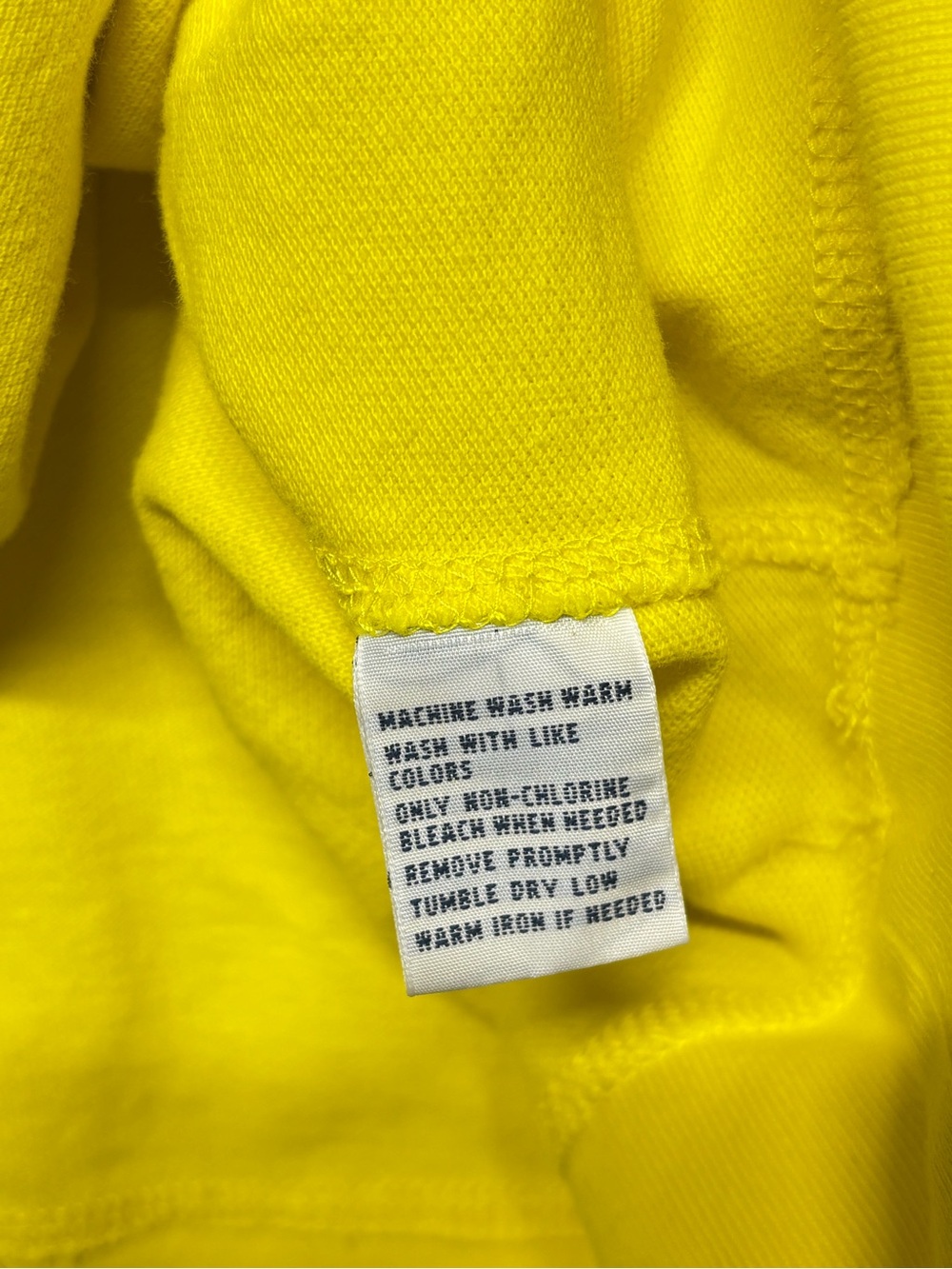 ✨Polo by Ralph Lauren Men’s Yellow Crewneck Sweatshirt Size XL - Picture 15 of 15